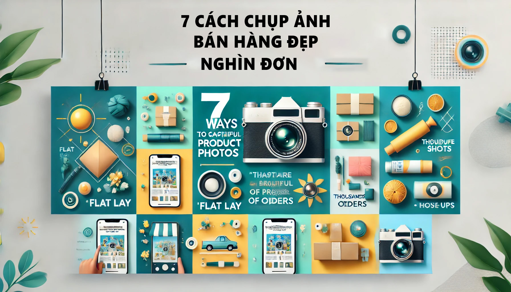 7 Cách Chụp ảnh Bán Hàng đẹp để Bán Hàng “nghìn đơn”